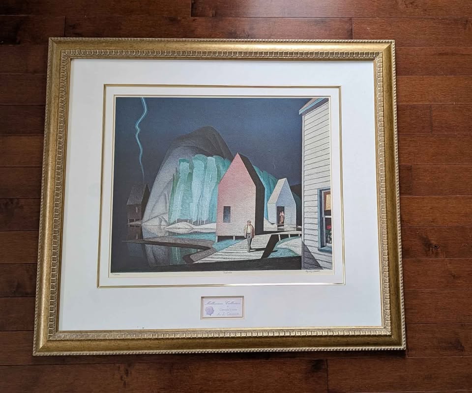 A.J. Casson Signed Numbered Print, "Prelude" - Canadian Group of Seven Artist