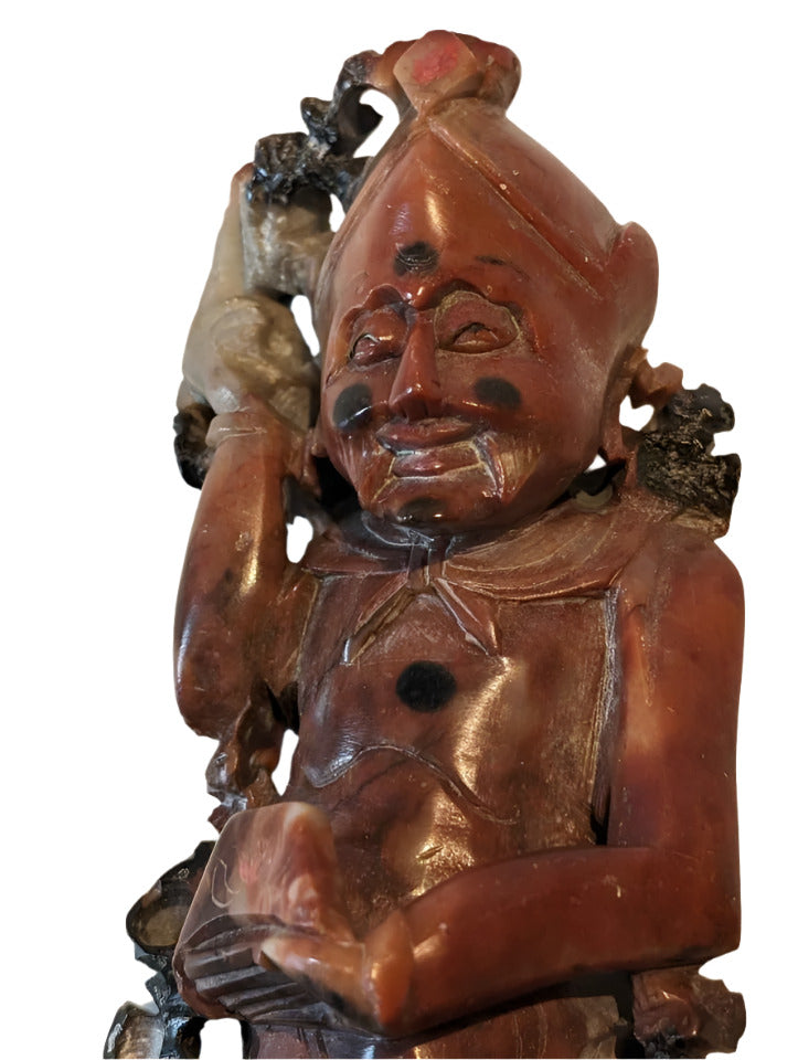 Southeast Asian Stone Carving of Guardian Spirit