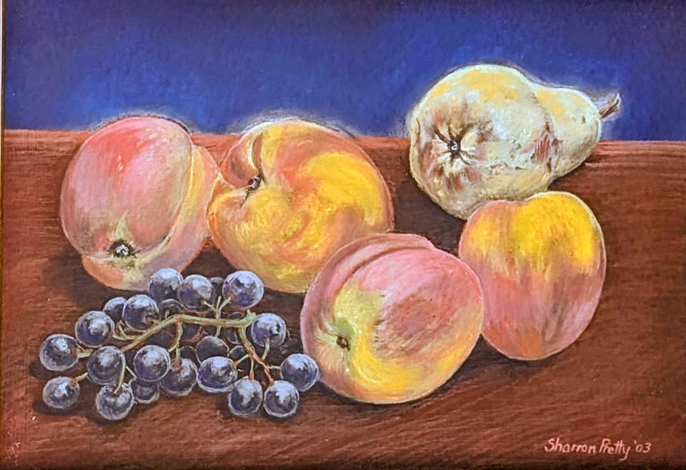 Sharron Pretty Pastel Painting, "The Summer Bounty II"