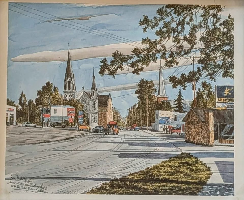 Ben Babelowsky, Decorative Art Print of Hawkesbury Ontario - Canadian Art