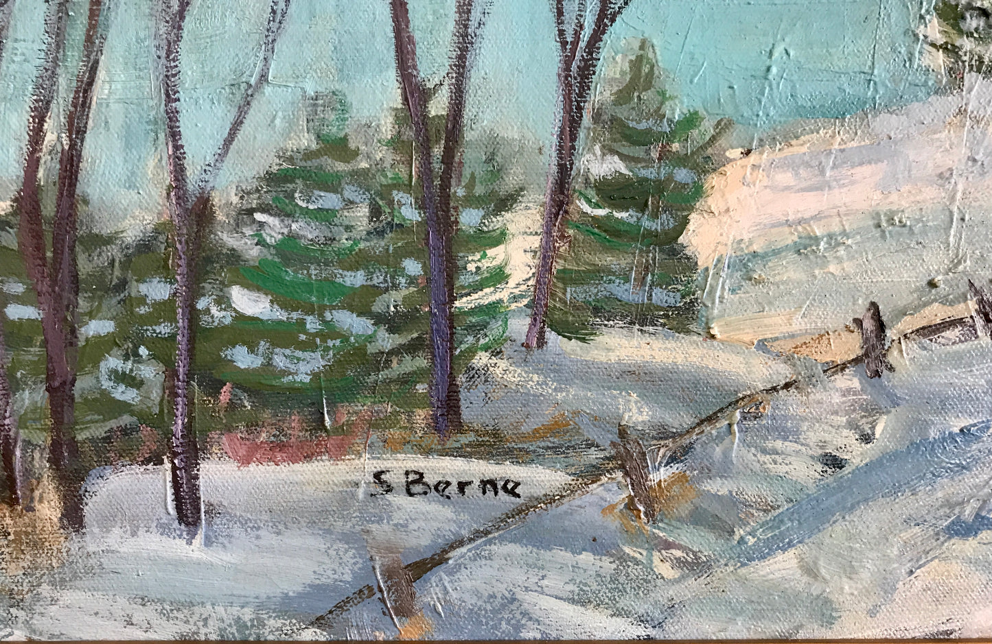 Sydney Berne, Large Oil Painting, "Lac Mercier, Que."