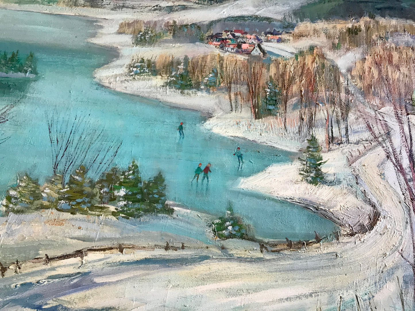Sydney Berne, Large Oil Painting, "Lac Mercier, Que."