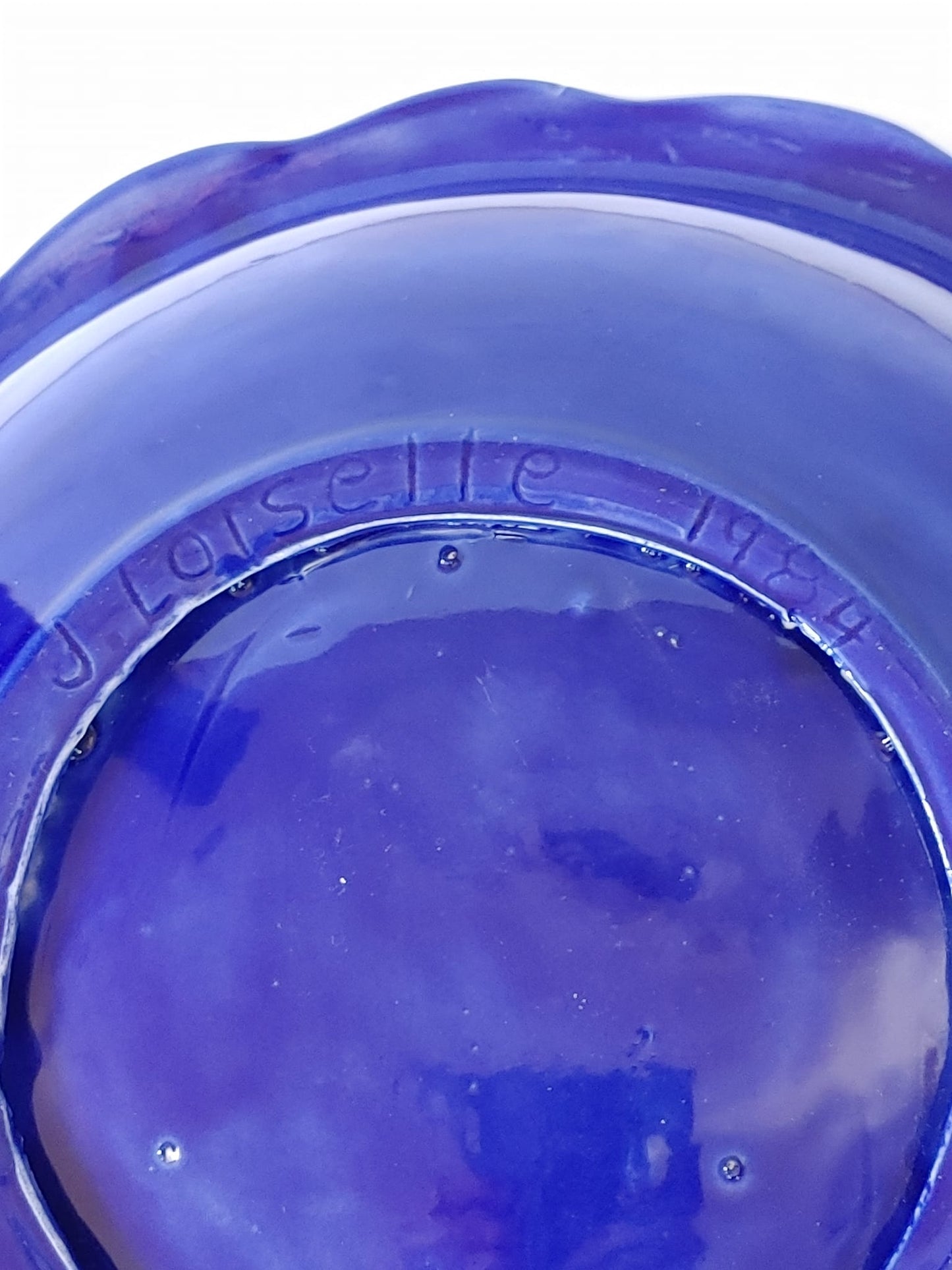 VTG Handcrafted Wash Basin and Pitcher, Signed on bottom