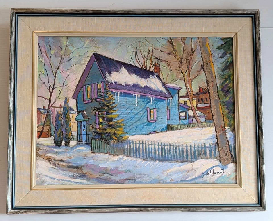 Dorie Clairmont Original Oil Painting, "Ottawa House"