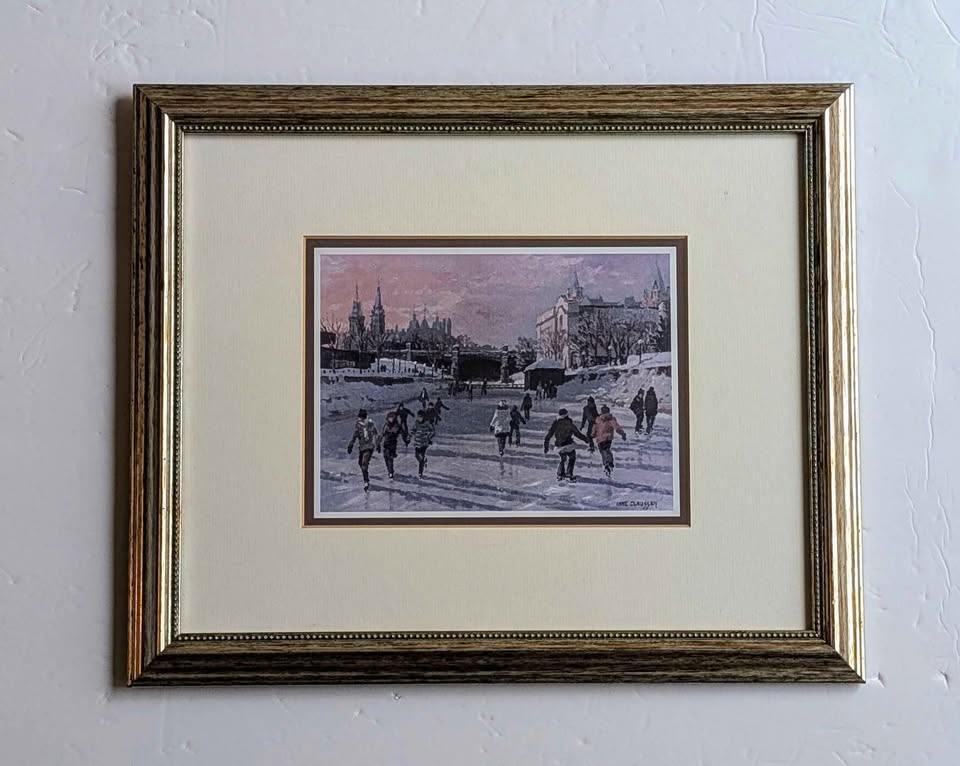 Inge Claussen Gallery Print "Dusk on the Canal" - VTG Canadian Art