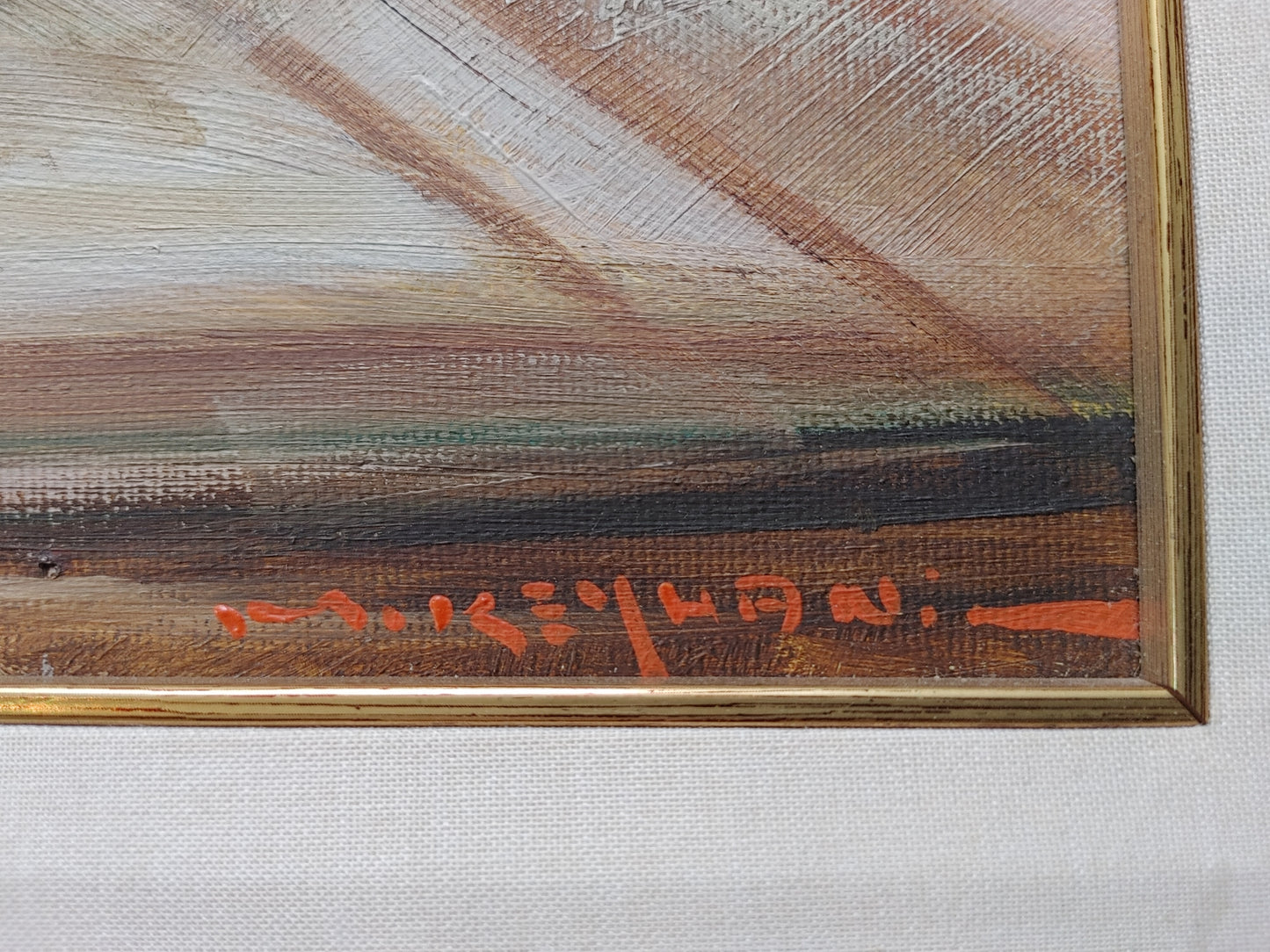 Mostafa Keyhani Oil Painting of Sunflowers