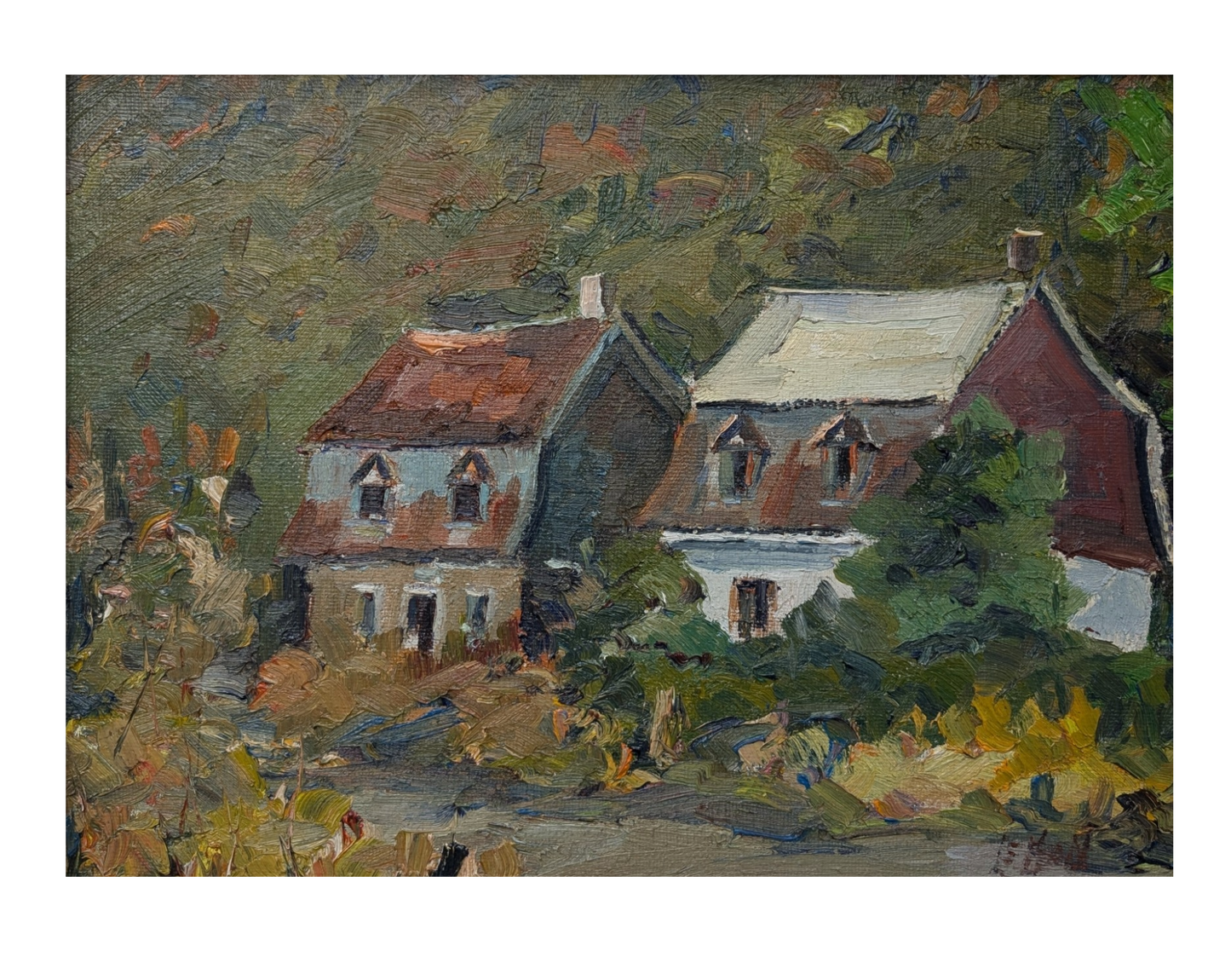 Maurice LeBon, Original Oil Painting - Quebecois/Canadian Art