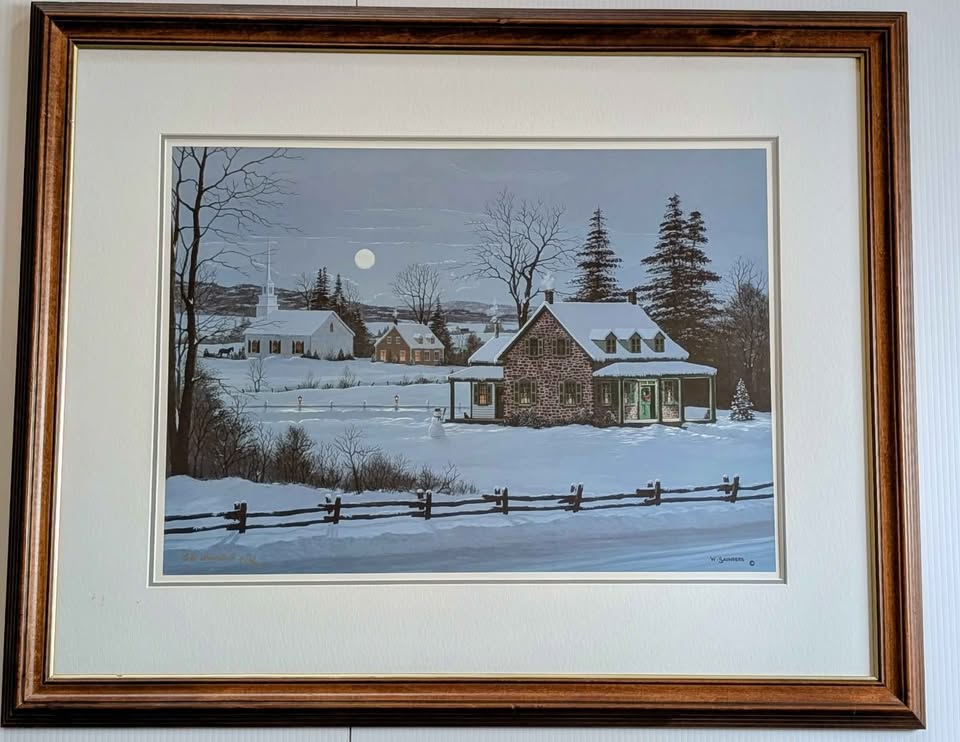 "Moonglow" Lg William (Bill) Saunders, Hand Signed & Numbered Print, with COA