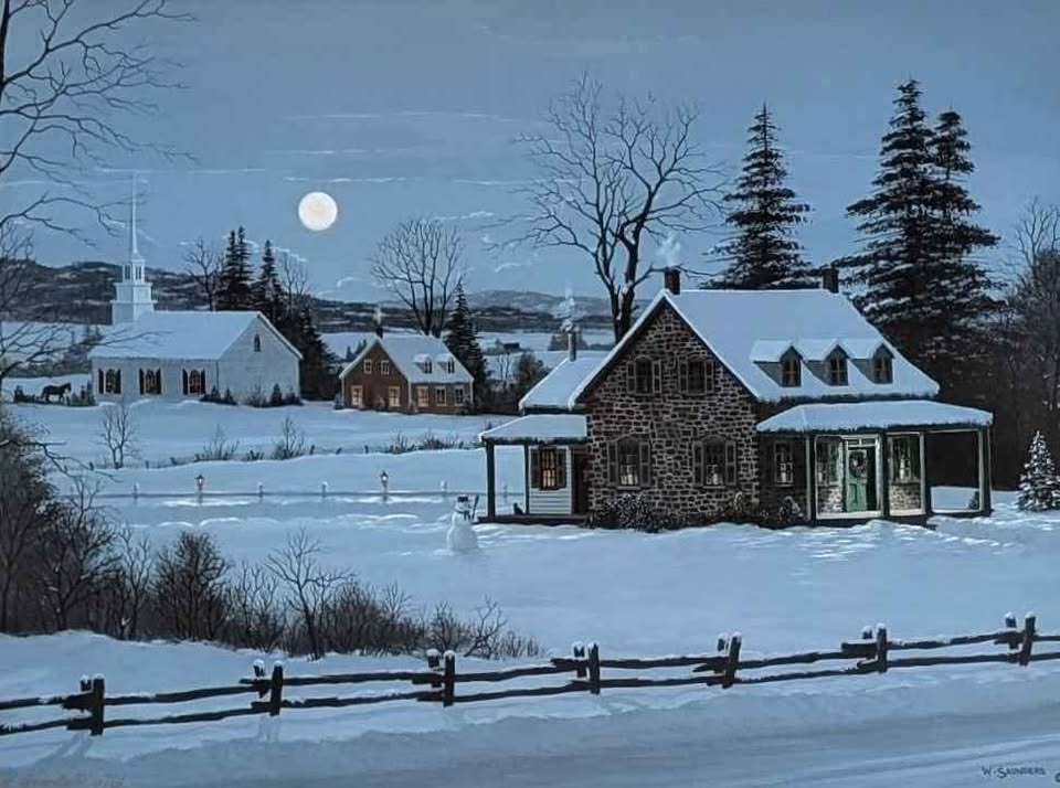 "Moonglow" Lg William (Bill) Saunders, Hand Signed & Numbered Print, with COA