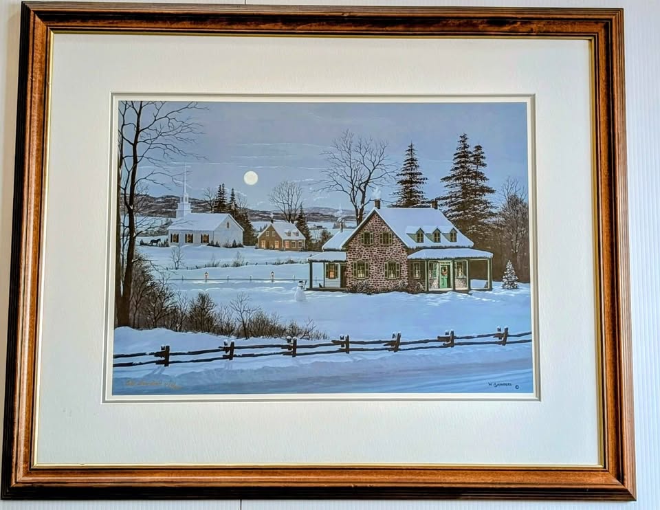 "Moonglow" Lg William (Bill) Saunders, Hand Signed & Numbered Print, with COA