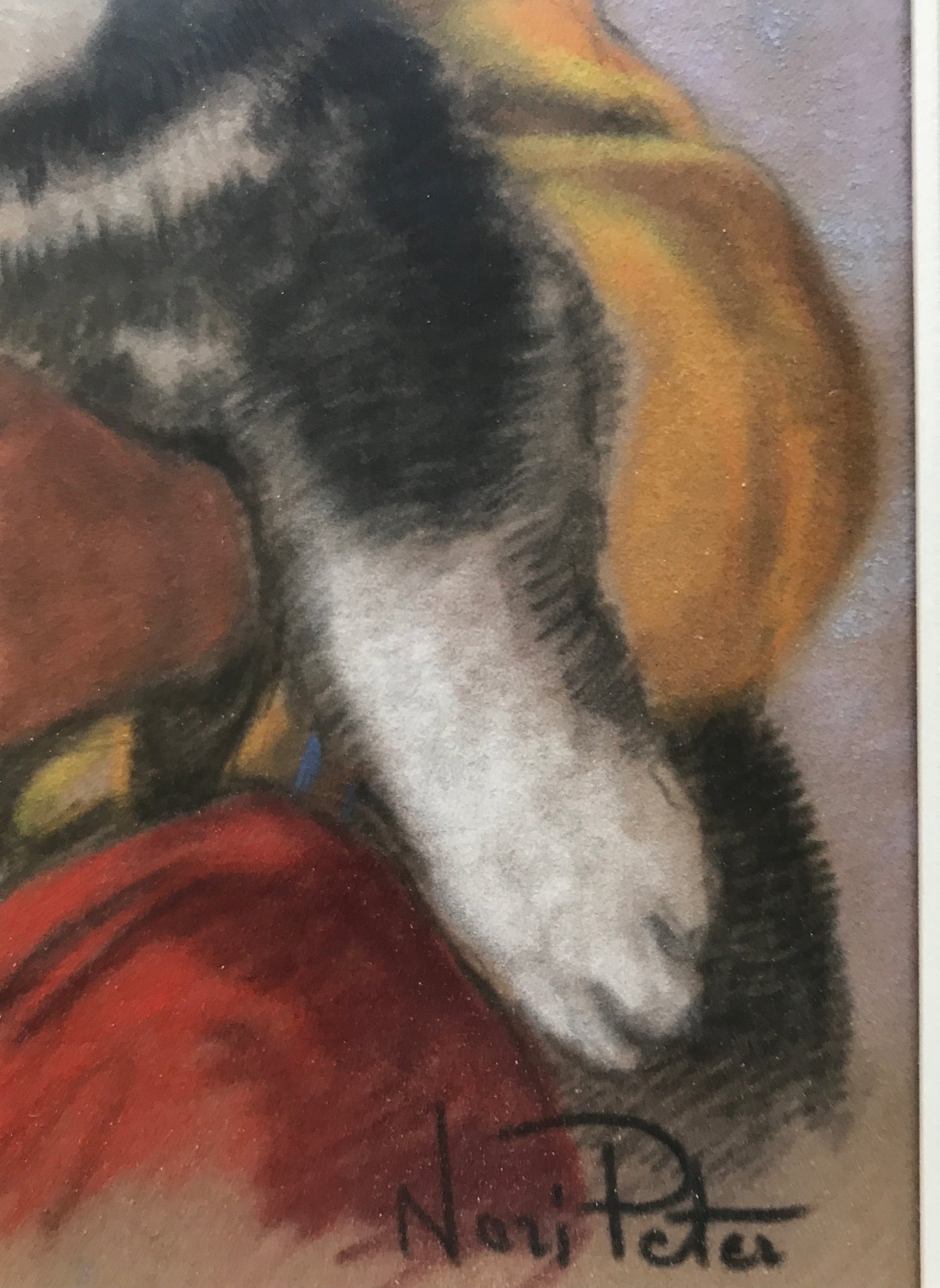 Nori Peter, Original Pastel Painting