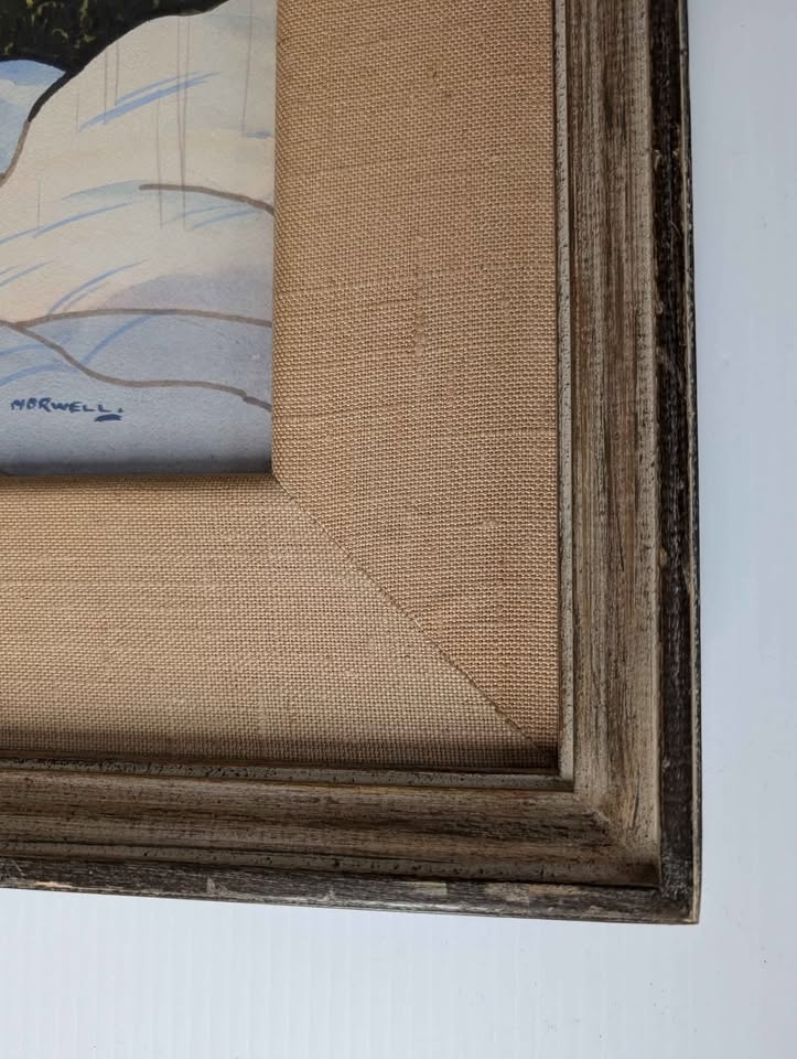 Graham Noble Norwell, Large Watercolour Painting Winter Scene - Canadian Art