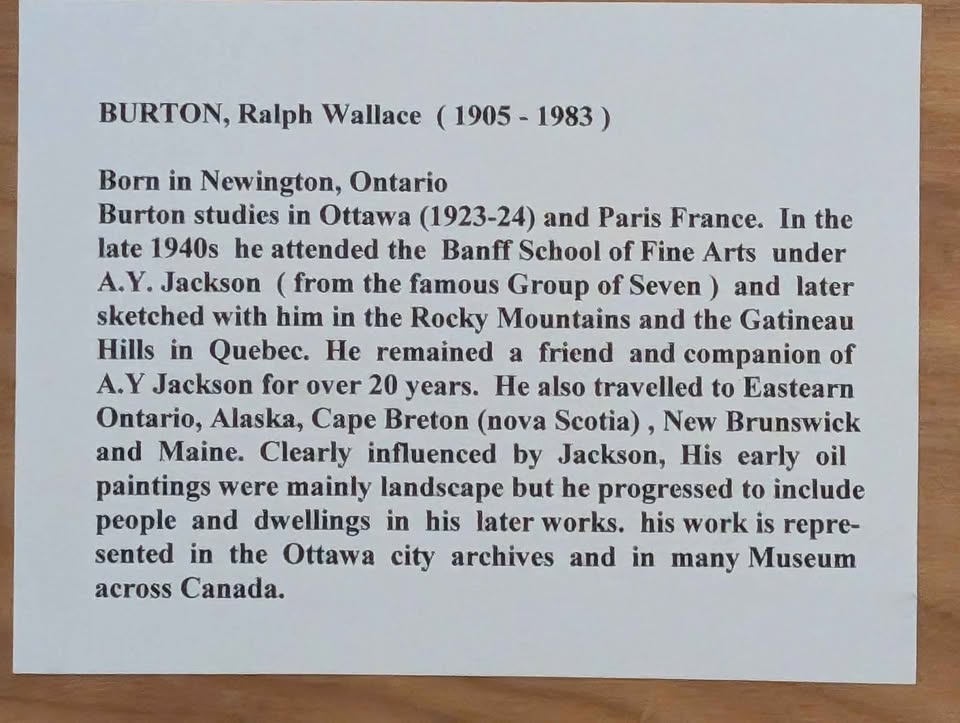 Ralph Wallace Burton Oil Painting of "Storm Clouds, Bark Lake Ont" Oil Painting - Canadian Art