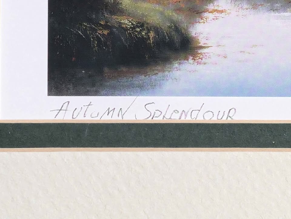 Dubravko Raos, Signed Decorative Art Print, "Autumn Splendour" - Quebec Art