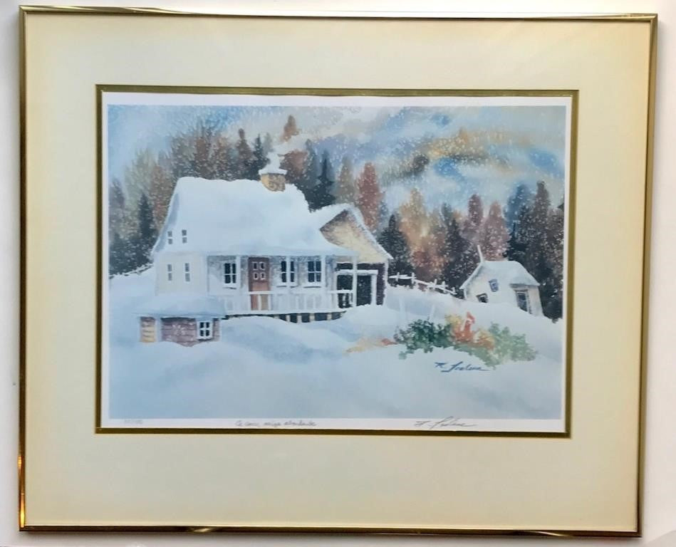 Limited Edition Signed Print by Raymond LeClerc