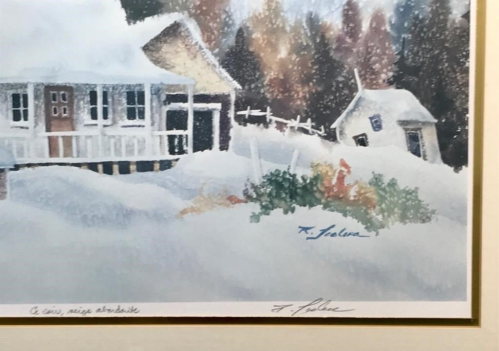 Limited Edition Signed Print by Raymond LeClerc