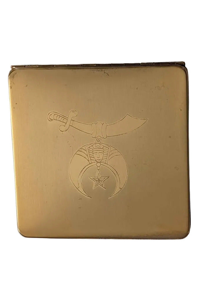 VTG Shriners Square Powder Compact (1950's-60s)