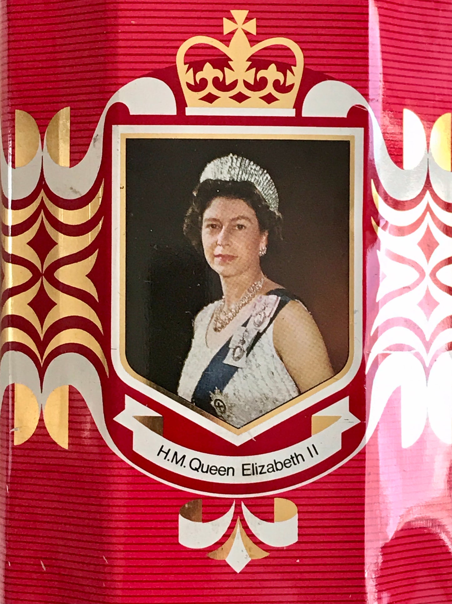 VTG Collector Toffee Tin -Silver Jubilee HM Elizabeth II and HRM Duke of Edinburgh