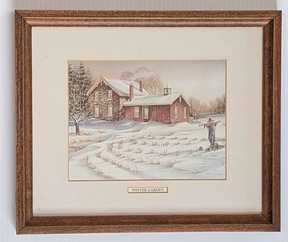 "Winter Garden," Trisha Romance Decorative Art Print