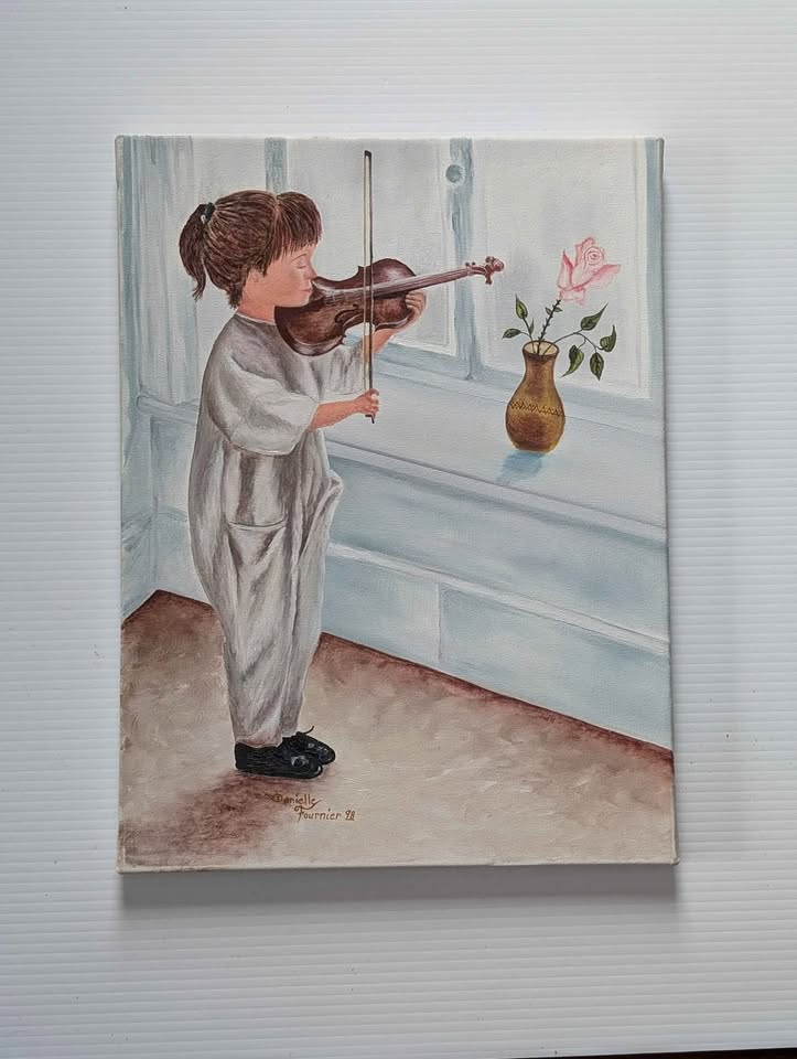 Oil on canvas, signed & dated Danielle Fournier 98