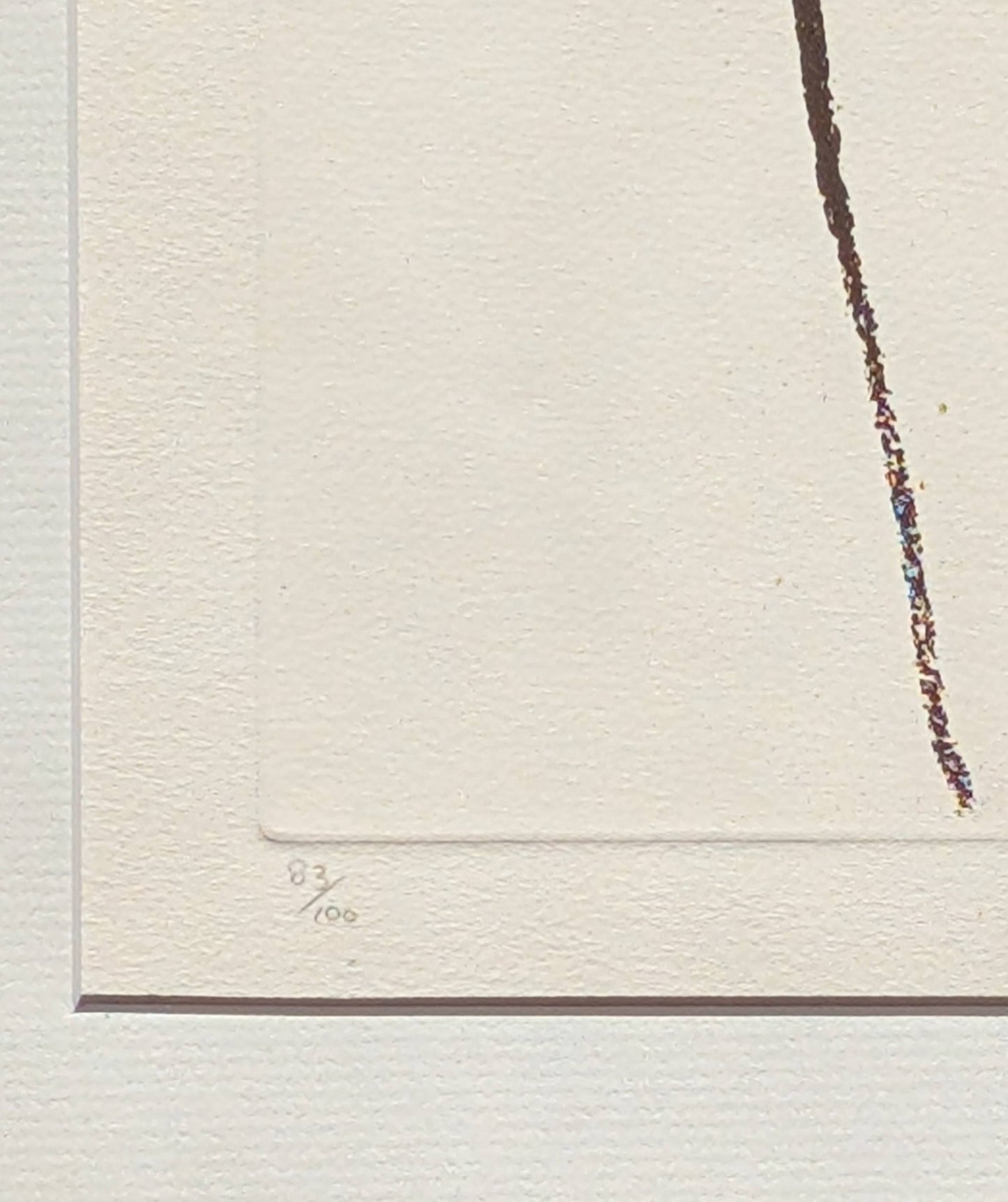 Stanley Cosgrove Limited Edition Lithograph of Etching of Nude Female Figure