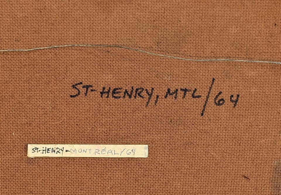 Sydney Berne Oil Painting of Montreal Neighbourhood - Canadian Art