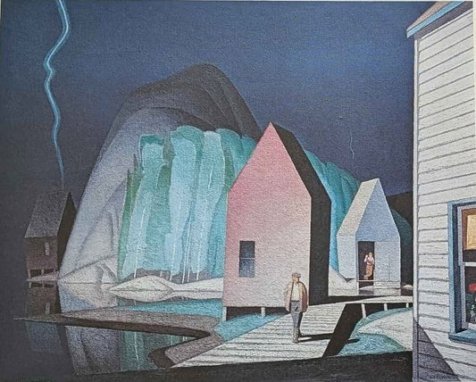 A.J. Casson Signed Numbered Print, "Prelude" - Canadian Group of Seven Artist