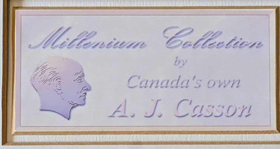 A.J. Casson Signed Numbered Print, "Prelude" - Canadian Group of Seven Artist