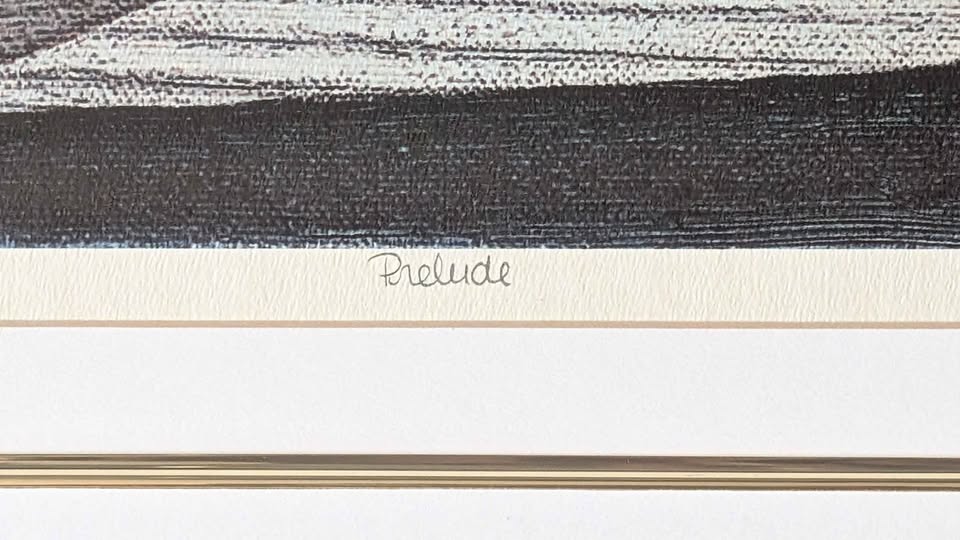 A.J. Casson Signed Numbered Print, "Prelude" - Canadian Group of Seven Artist