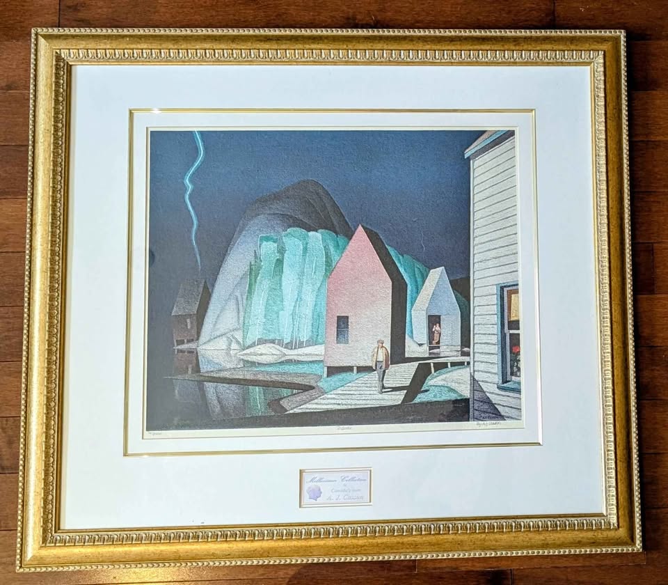 A.J. Casson Signed Numbered Print, "Prelude" - Canadian Group of Seven Artist