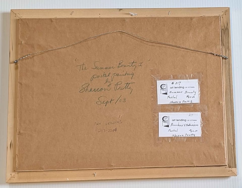 Sharron Pretty Pastel Painting, "The Summer Bounty I"