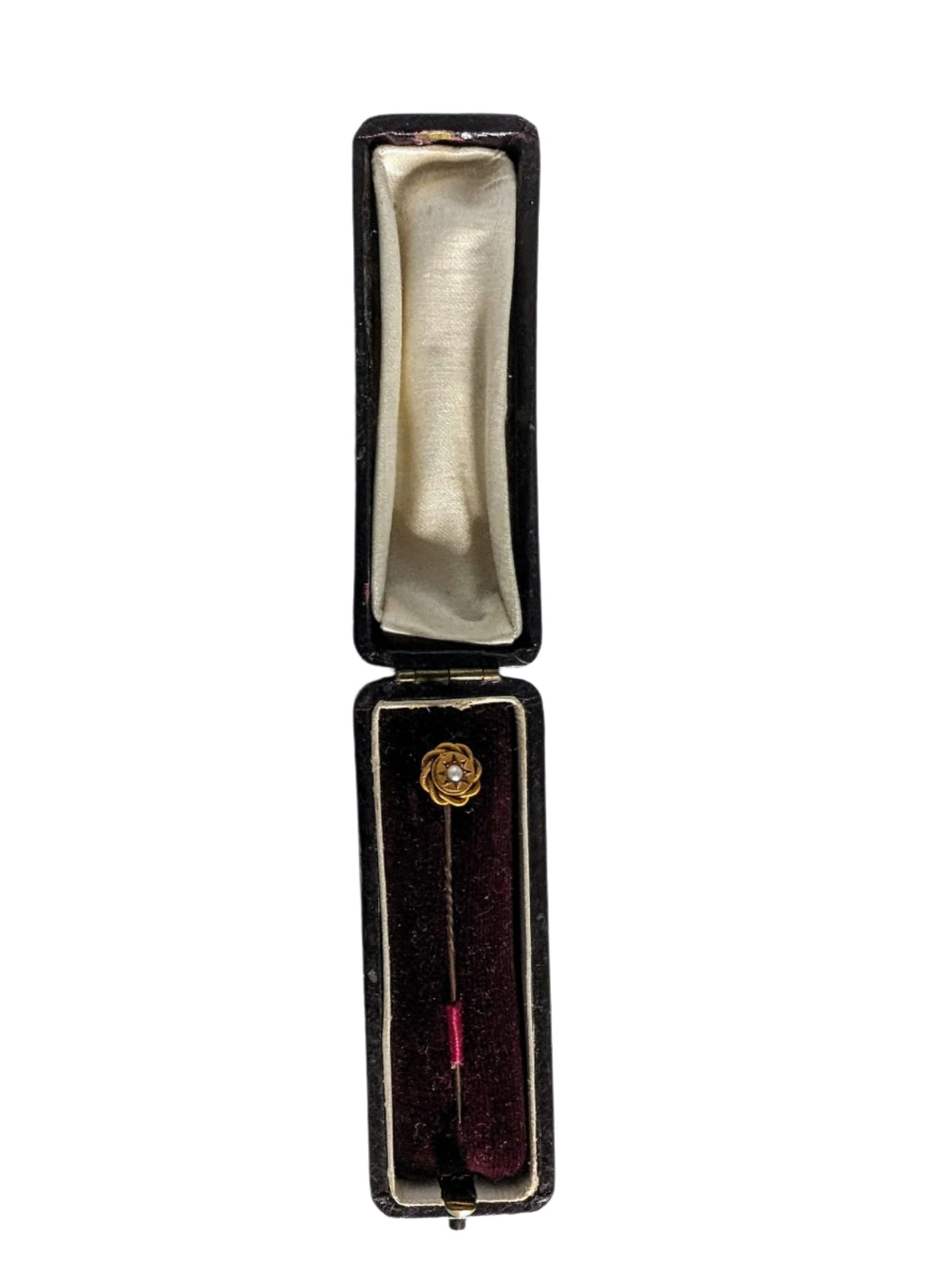 Rare Find! Antique Victorian Gold Stick Pin with Pearl