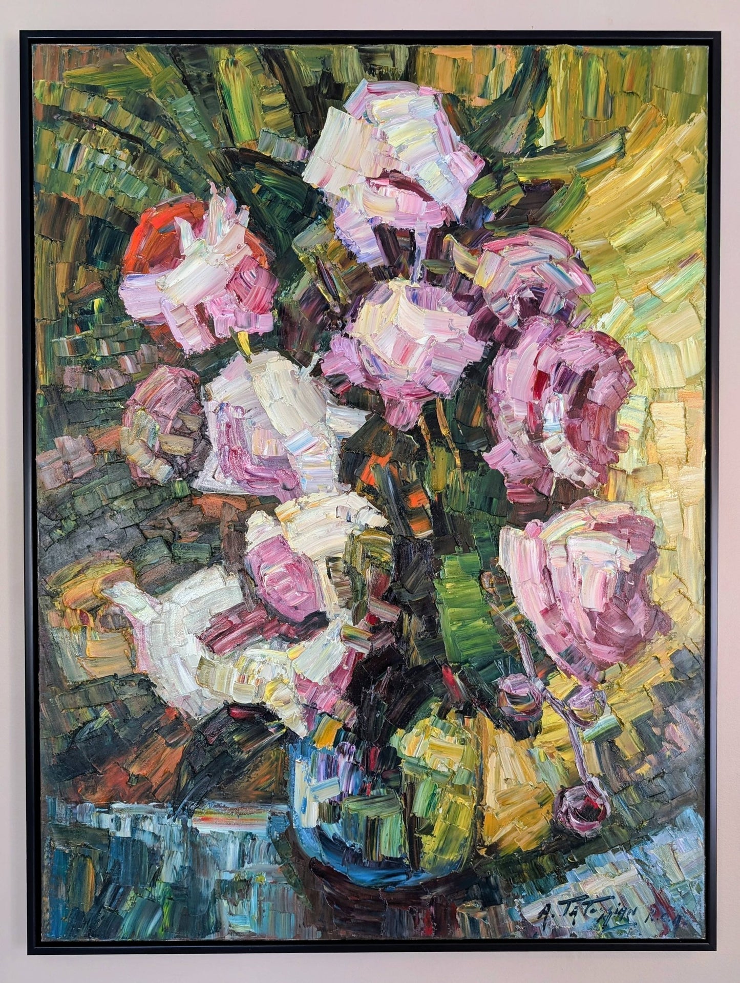 "Fleur" Armand Tatossian, RCA, Original Oil Painting