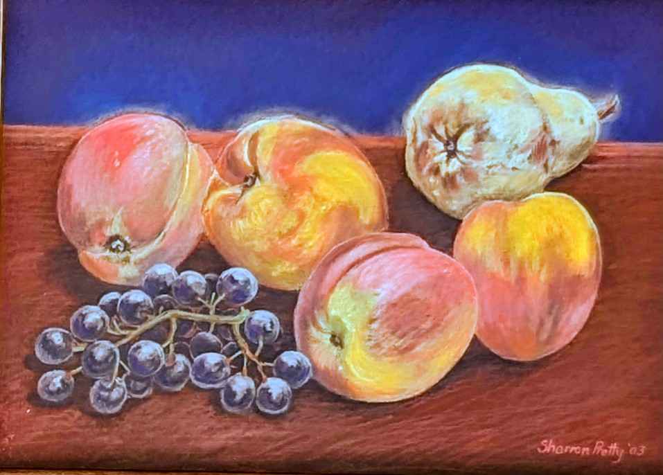 Sharron Pretty Pastel Painting, "The Summer Bounty II"