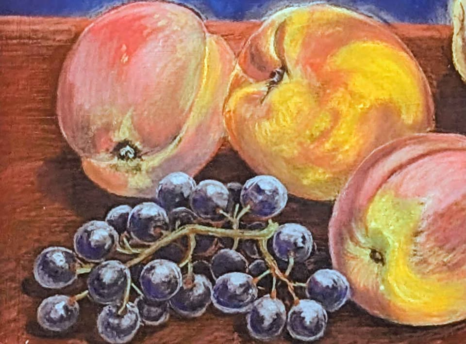 Sharron Pretty Pastel Painting, "The Summer Bounty II"