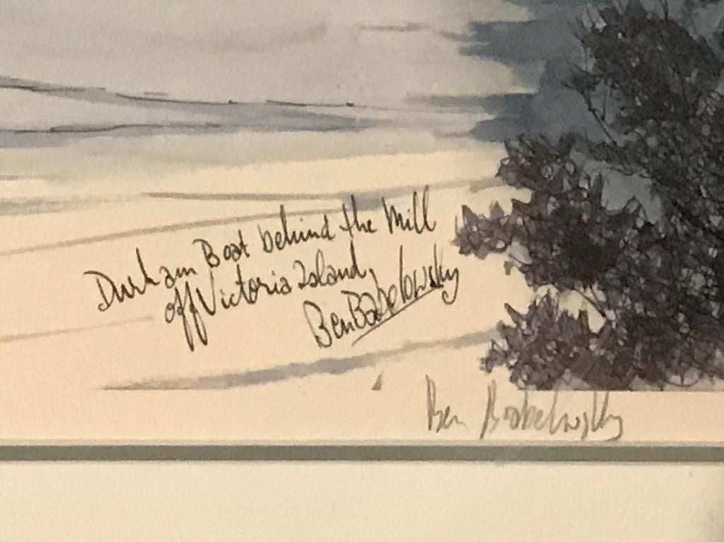 Ben Babelowsky Large Signed Ltd Ed Lithograph (33.5" x 29.5")