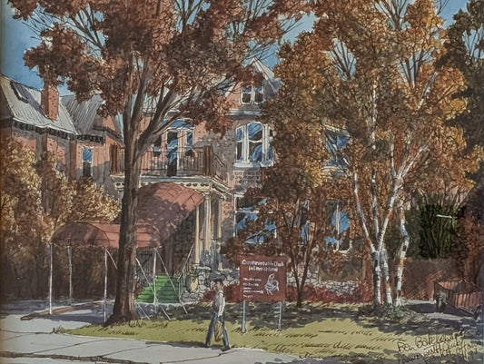 Ben Babelowsky Original Watercolour Painting by Renowned Ottawa Artist