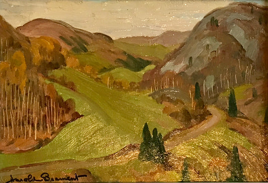 Harold Beament, RCA Oil Painting, "Road to Otter Lake"