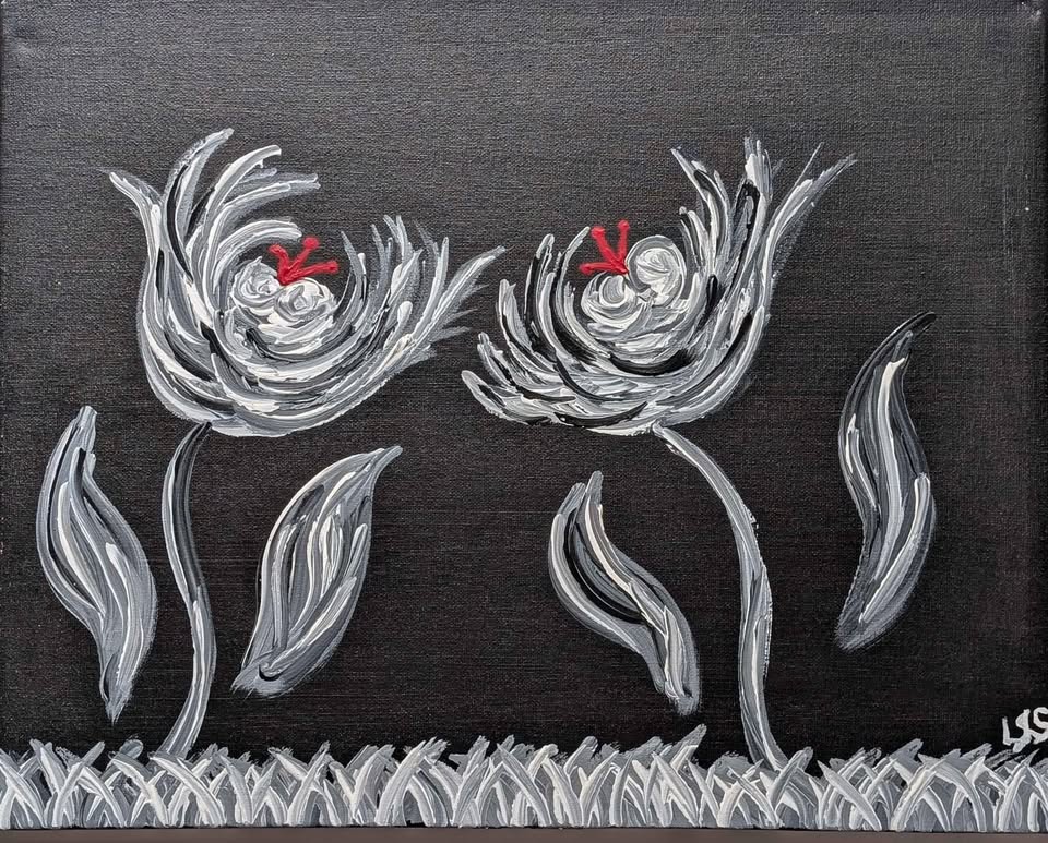 Signed Original Painting on Canvas; Unframed 12" x 16"
