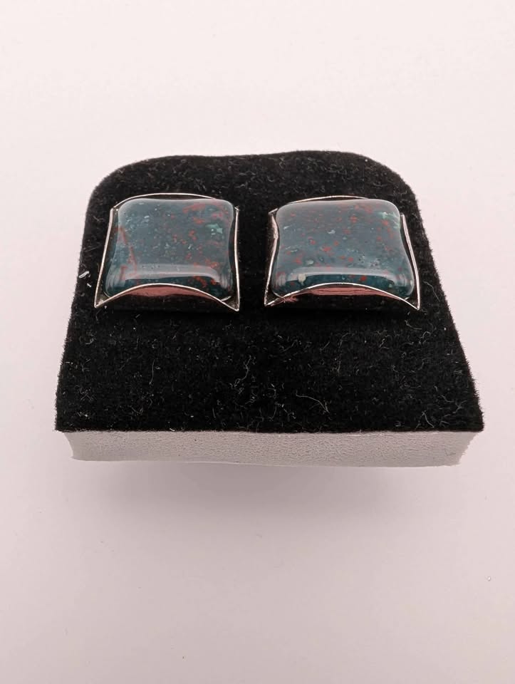 VTG Pair of Bloodstone Cufflinks