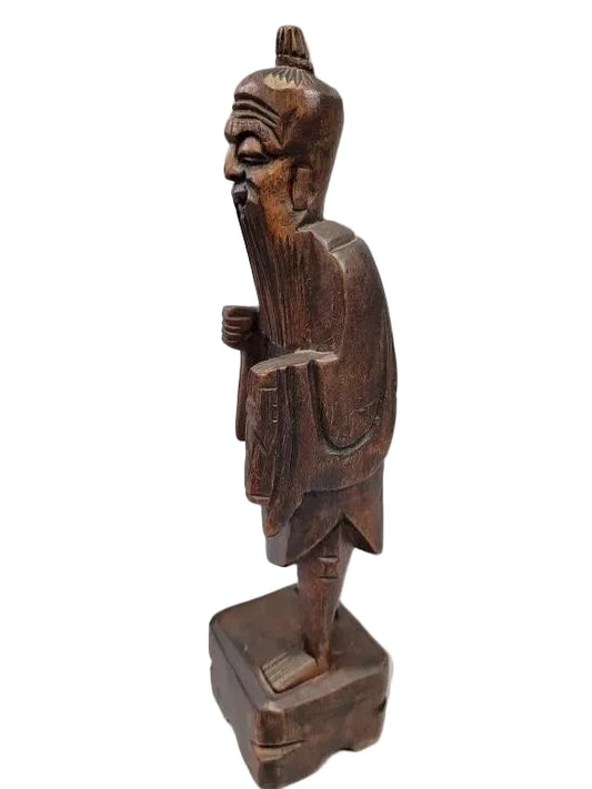 Asian Carved Wooden Sculpture