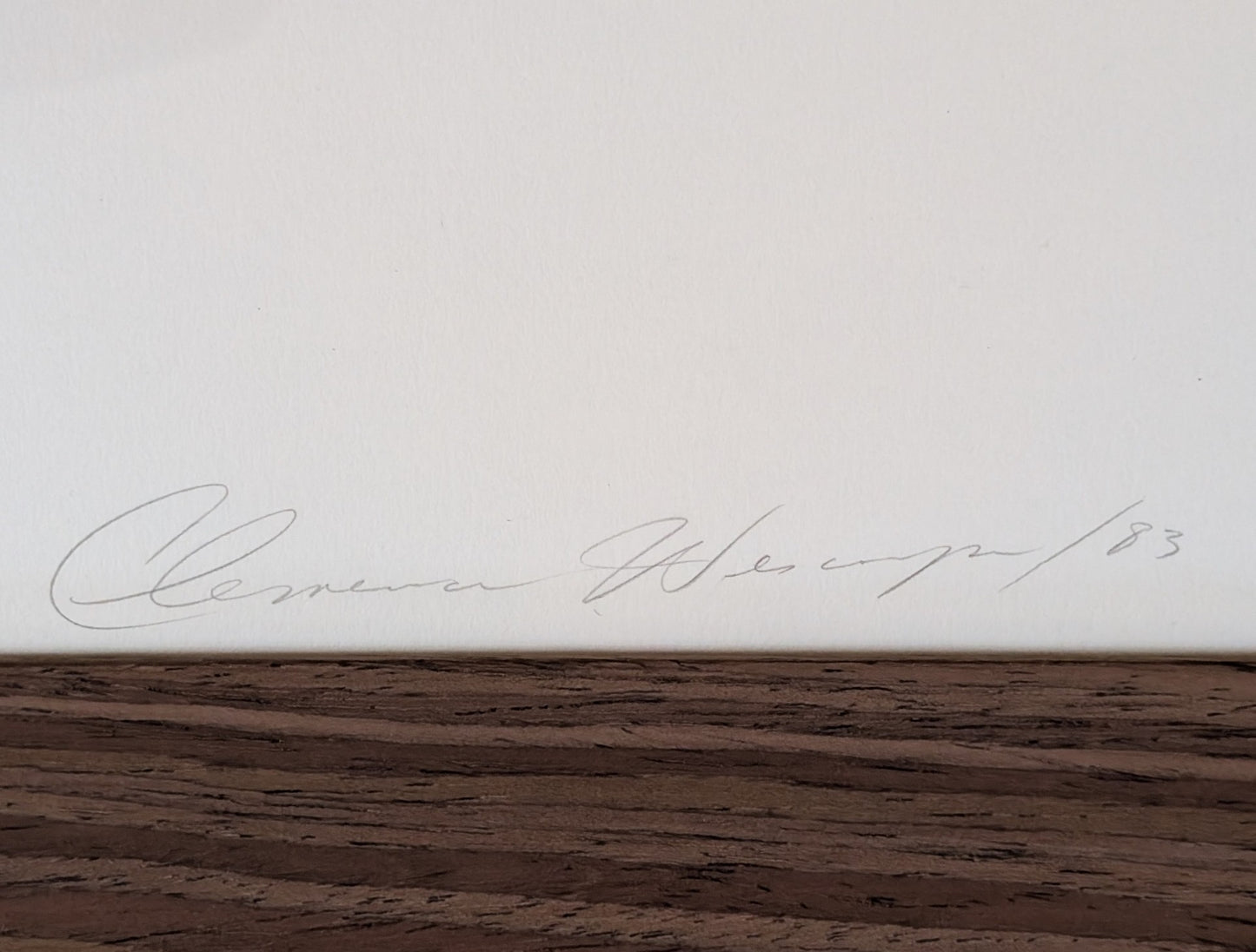 Clemence Wescoupe Signed  Ltd Ed Screen Print - Indigenous Canadian Art