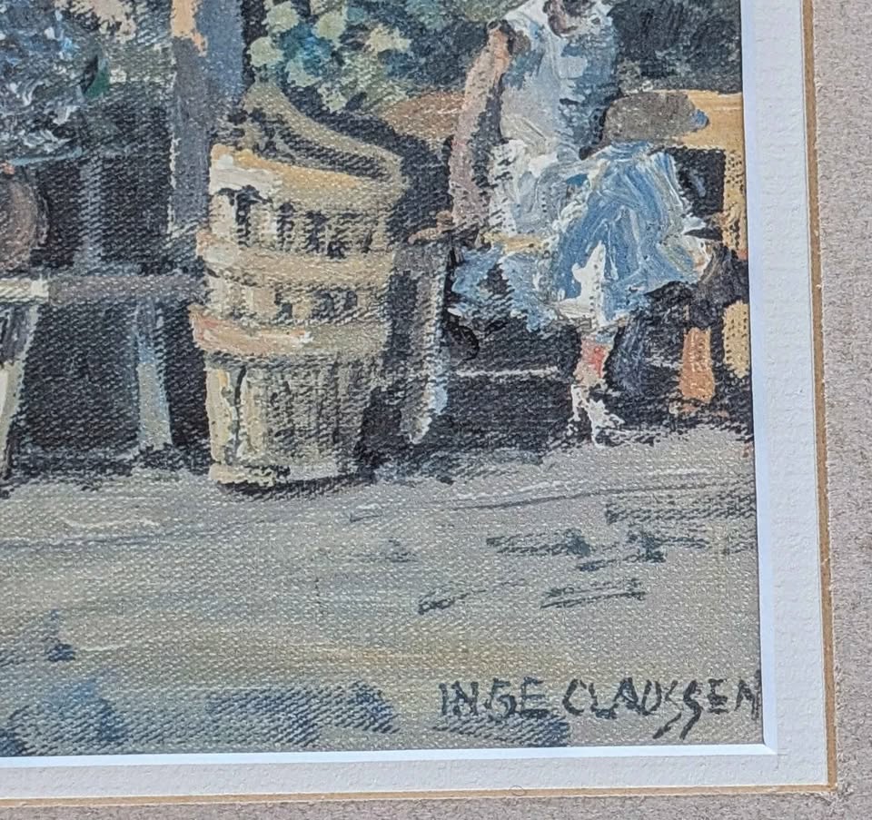 Inge Claussen 8x10 Art Print of Byward Market, "Spring Morning"