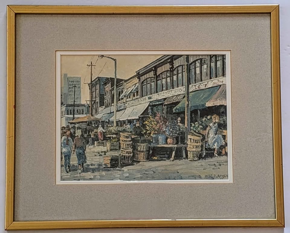Inge Claussen 8x10 Art Print of Byward Market, "Spring Morning"