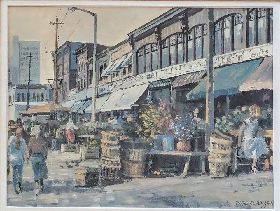 Inge Claussen 8x10 Art Print of Byward Market, "Spring Morning"
