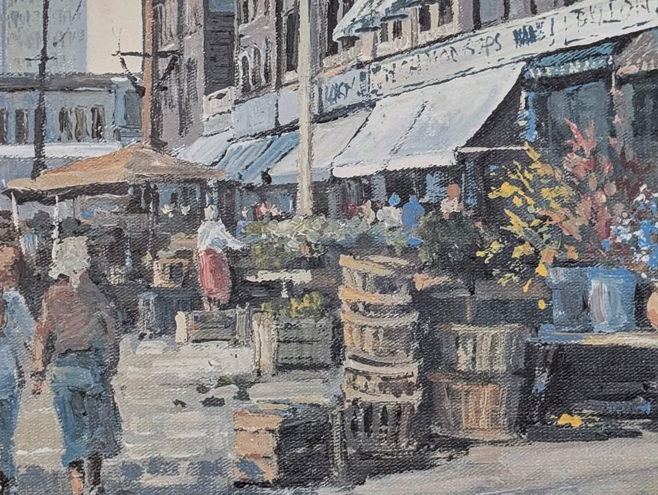 Inge Claussen 8x10 Art Print of Byward Market, "Spring Morning"
