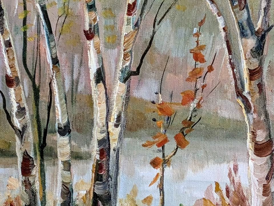 DeGarthe RARE Autumn Landscape Oil Painting - Canadian Art