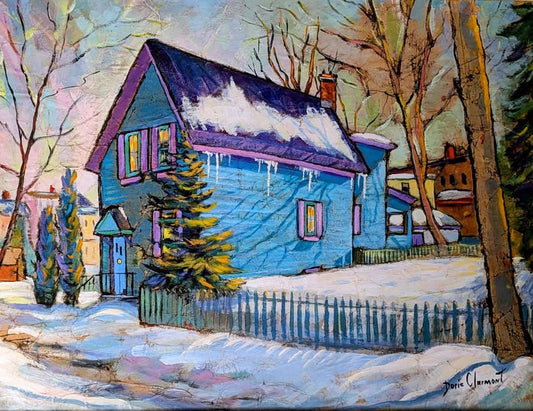 Dorie Clairmont Original Oil Painting, "Ottawa House"