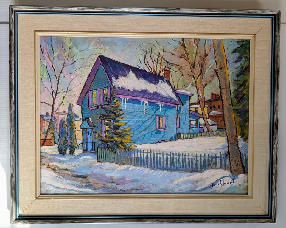Dorie Clairmont Original Oil Painting, "Ottawa House"