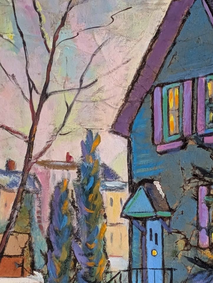 Dorie Clairmont Original Oil Painting, "Ottawa House"